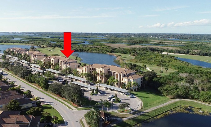 Braden River Condo | 7803-205 Gorgeous lake and golf view condo