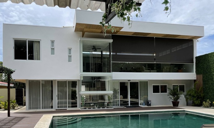 Barrio Ricos y Famosos House | 8 Master Bedrooms -Brand New Modern VIP Compound - 5 Blocks to Cocal Casino. Wow