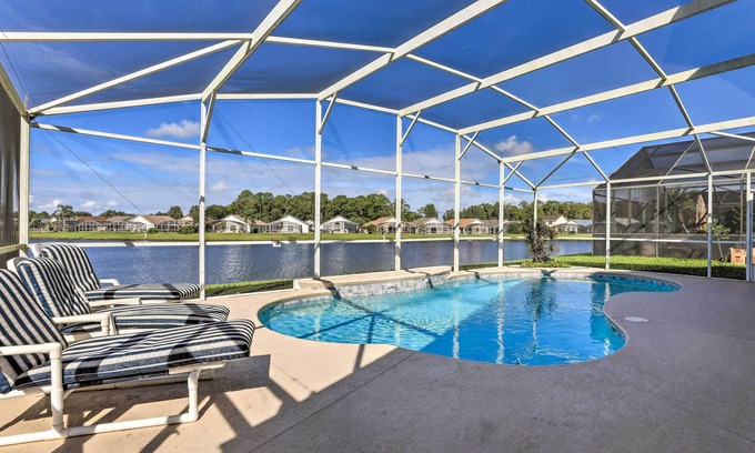 Eagle Pointe South House | 8 Mi to Disney World: Home w/Lanai + Game Room!