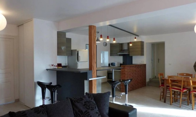 Poezat House | 80 m² House ∙ 3 bedrooms ∙ 6 guests