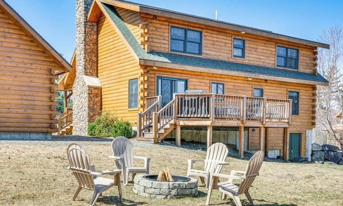 Carroll Cabin | 9 Mi to Bretton Woods: Carroll Log Cabin w/Deck
