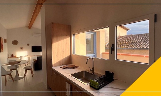 Saint-Sauveur Apartment | A 15 mn de Toulouse, Spacieux T3 Calme et Lumineux