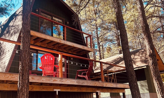 Kachina Village Cabin | A-Frame peaceful cabin in Kachina Village-Flagstaff