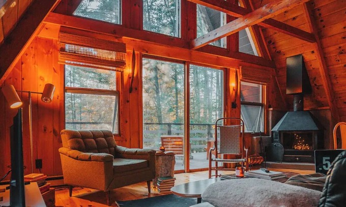 Jay Cabin | A-frame w/sauna near Whiteface & Lake Placid, NYnn