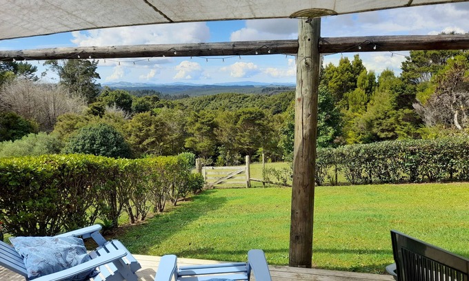 Kaeo Cottage | A peaceful, well appointed, dog friendly bach offering fantastic rural views.