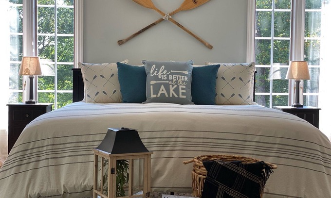 New London House | A Spirited Retreat w/Dock, Theatre & Gameroom!