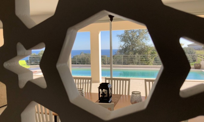Sari-Solenzara Villa | A stunning, spacious, modern villa with breathtaking views
