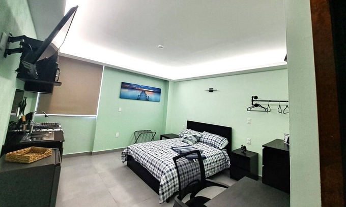 Cuautitlan Izcalli Apartment | A12 Full Suite Mini Dept at Plaza Acequia A12