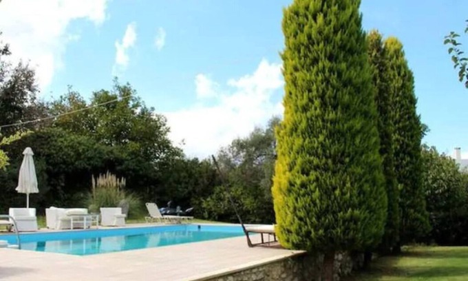 Roustika Villa | Abelos.2: Stonehouse (#2 of 2) with pool
