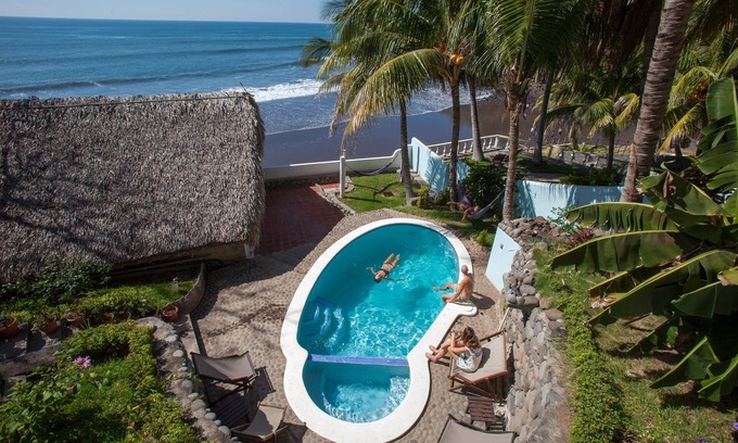 Tamanique Villa | Absolute Oceanfront Dream Vacation Villa - Villa & Casita