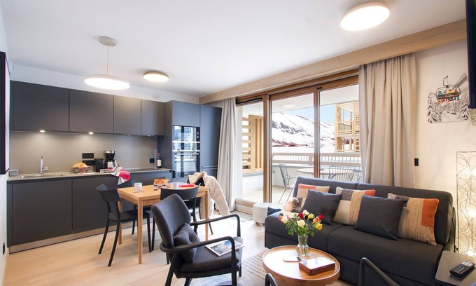 Bergers Condo | Accès direct aux pistes ! Superbe T2 + cabine