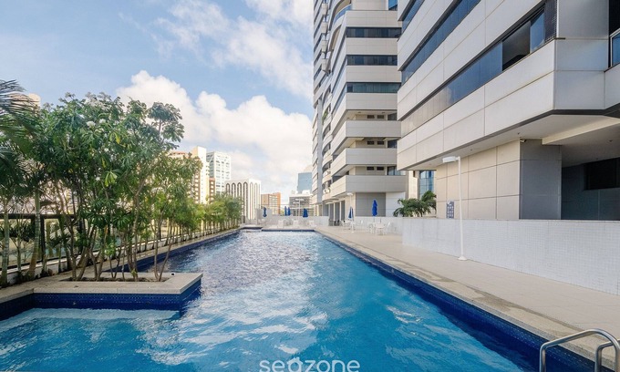 Caminho das Arvores Apartment | Accommodations With a Prime Location and Building With Pool and gym in Salvador - CSP
