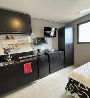 Bom Retiro Apartment | Aconchegante Studio com piscina, academia, coworking, lavanderia