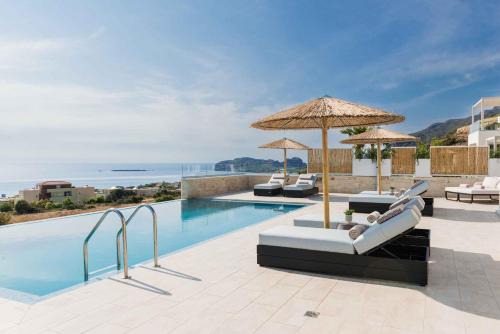 Falassarna Villa | Actea Seaview Villas I "Free" heated pool & 800m sea