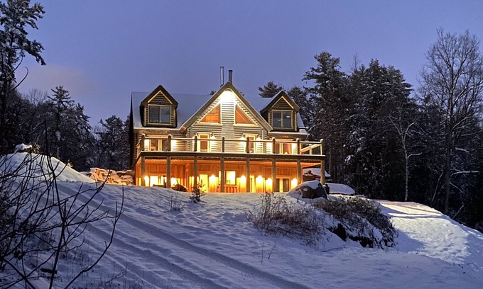 Schuyler Falls Cabin | Adirondack lodge wildlife sanctuary