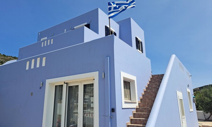 Leros House | Aegean Balconies in Vromolithos Beach Leros