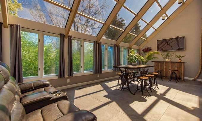 Rapid City House | Affluent neighborhood, Solarium, Sleeps 12