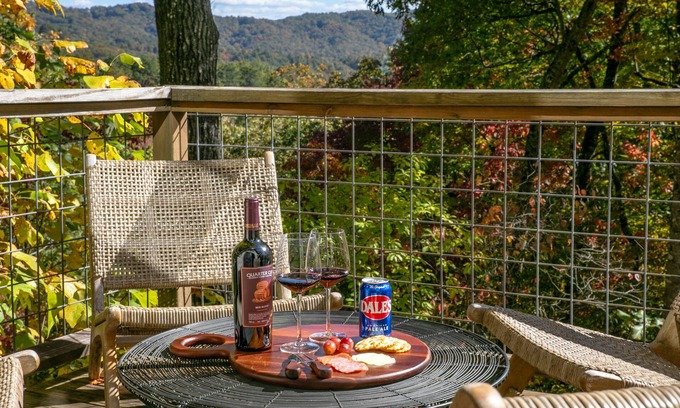 Brevard House | Aframe Amazing Views Hot Tub Dog & Family Friendly