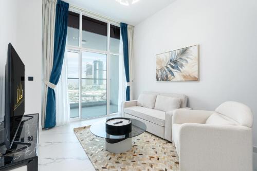 Al Barsha Apartment | Ahlan HH - Stylish Apartment in Opalz Tower with Sofa Bed and Premium Amenities