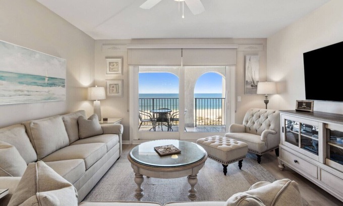 Fernandina Beach Apartment | AIP RESORT,Upscale Oceanfront, 5th Floor, STEPS TO THE BEACH AND THE POOL