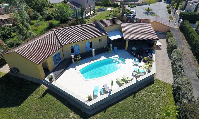 Vaison-la-Romaine Villa | AIR-CONDITIONED VILLA WITH HEATED POOL, TERRACE AND GARDEN