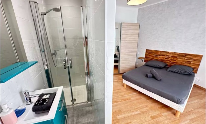 La Madeleine Apartment | Air-conditioned 4-bedroom apartment - Close to the sea and transport links