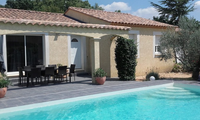 Euzet-les-Bains House | Air-conditioned Provencal house, swimming pool and pétanque court 100 m'away