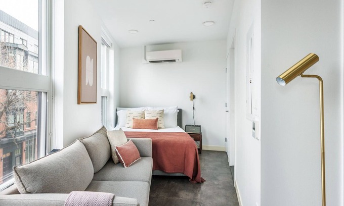 Central Square Apartment | Airy Central Square Studio w/Doorman, near Charles River, by Blueground