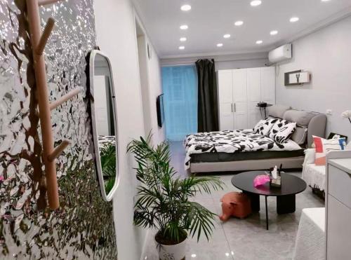 Huainan Apartment | Aisen Apartment Huainan Wanda Plaza Near City Center