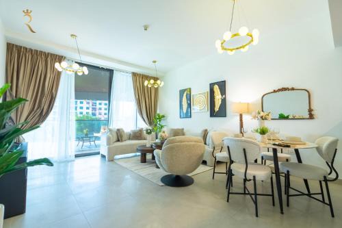 Al Raha Beach Apartment | Al Vera Elegant 2BR Apartment Private Balcony