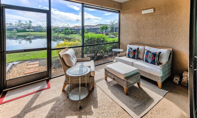 Naples Condo | All NEW, Stunning Lake Views, 1st floor, Tennis, Pickleball, Resort Community