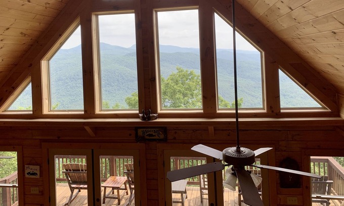 Lake Lure Cabin | All Year Mountain/Sunset Views - Updated cabin - Best view in Lake Lure by Sunscape Property Management