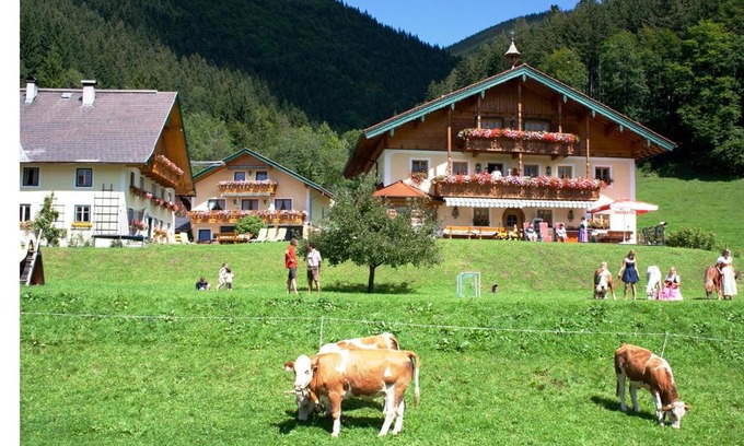 Faistenau Apartment | Am Ferienbauernhof Schmiedbauer com Salzkammergut