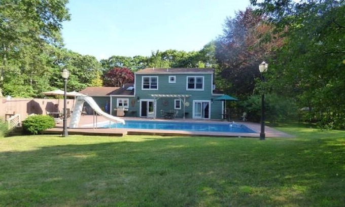 Amagansett North House | Amagansett:3 bedroom, 2.5 bathroom, in-ground pool and large fenced yard.