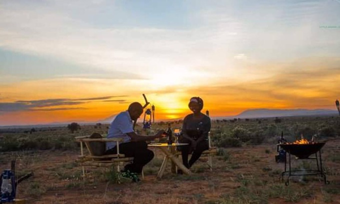 Amboseli RV Rental | Amanya Double Pitch Tent With Mt Kilimanjaro View