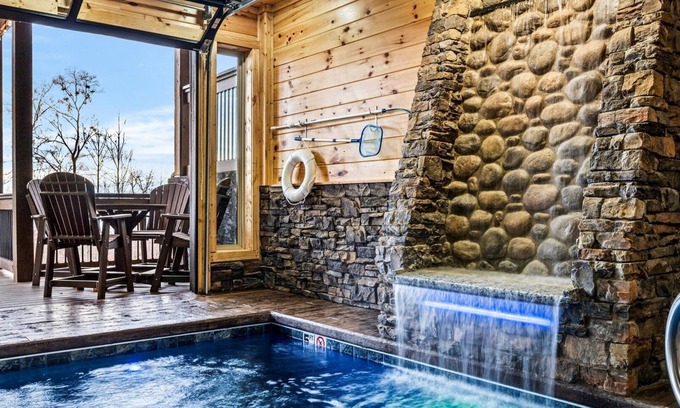 Bluff Mountain Cabin | Amazing BRAND NEW Pool Cabin, Incredible Views and Amenities