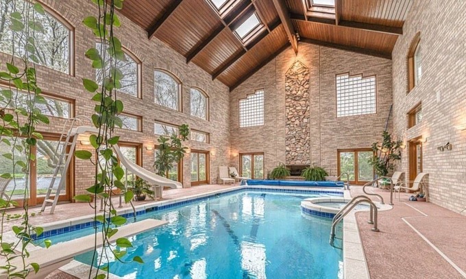 Frankfort House | Amazing Luxury Estate; Indoor Pool/Hot Tub, Arcade