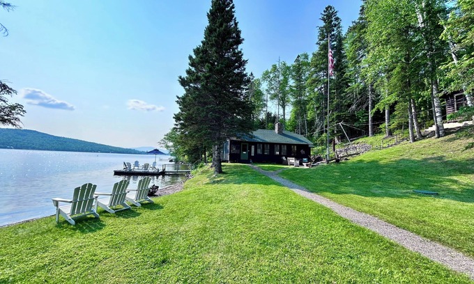 Rangeley Cabin | Amazing Rangeley lakefront family compound! 480 feet of private shorefront!