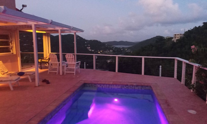 Lower Carolina Villa | Amazing View of Coral Bay minutes to Dining & Markets Private Pool Easy Parking