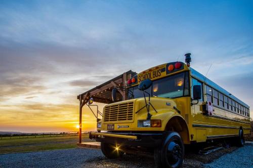 Tiers Cross Apartment | American School Bus - 1 Bedroom - Blossom Farm - Tiers Cross