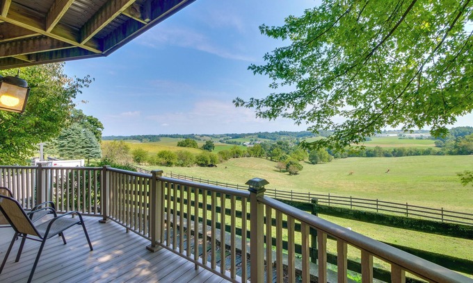Millersburg House | Amish Country Getaway w/Pastoral Views!