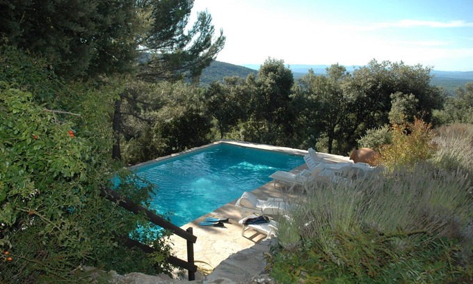 Aups Villa | ANCIENT OIL MILL ON 120 ACRES : REAL PARADISE !nHEATED SWIMMING POOL