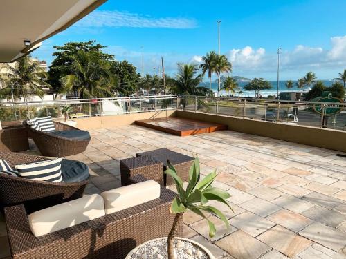 Barra da Tijuca Apartment | Apart Hotel - Beira mar e Vista para praia