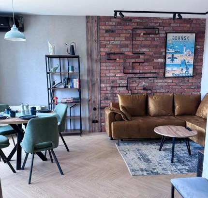 Nowy Port Apartment | Apartament HORIZON, 17 piętro z widokiem na Zatokę Gdańską