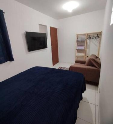 Furnas Apartment | Apartamento 6 no Tremembé quarto cozinha banheiro