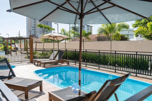 Picarras Apartment | Apartamento a 150m da PRAIA com Ar-condicionado, Wi-Fi Condomínio com PISCINA, quadra de esportes Playground infantil a 15 minutos do Beto Carreiro