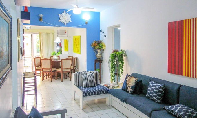 Morro do Maluf Apartment | Apartamento a 70m da Praia de Pitangueiras/SP