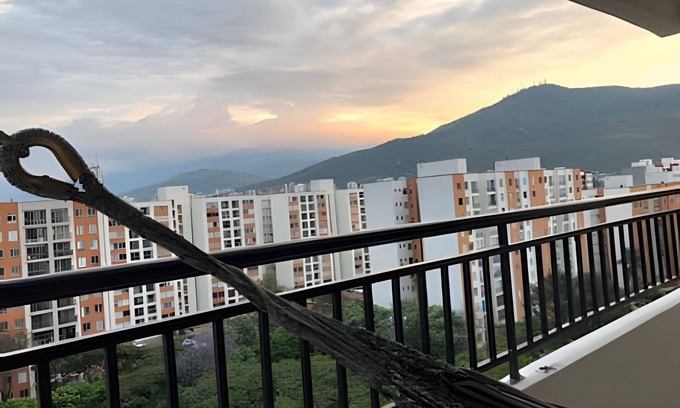 Cali Apartment | Apartamento con aire, hamaca, piscina y gym