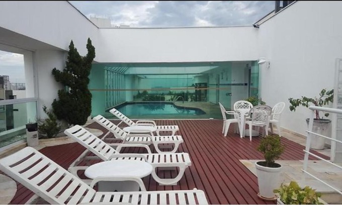 Morro do Maluf Apartment | Apartamento pé na areia com piscina aquecida