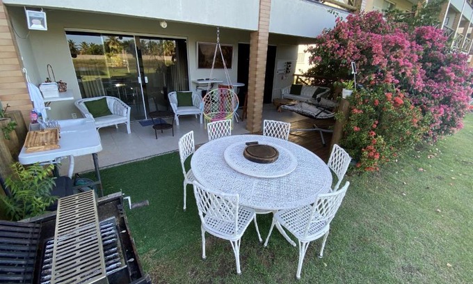 Estancia Apartment | Apartamento térreo confortável no Condomínio Villa das Águas